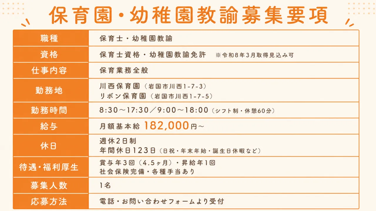 保育士だけじゃない！岩国市で資格を活かせる5つの道